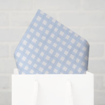 Südliche Küsten-Grandmillennial Blau Gingham