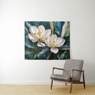 Südliche Magnolienkunst Wandteppich