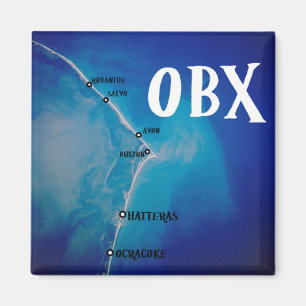 Südliche OBX-Karte Magnet