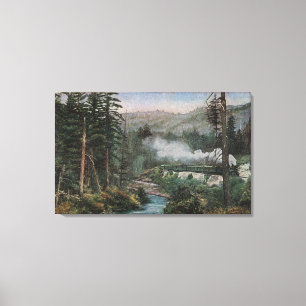 Südliche pazifische Eisenbahn Leinwanddruck