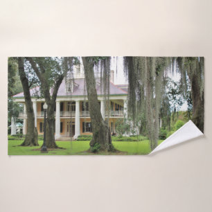Südliche Plantage Houmas Haus-Louisianas Badhandtuch Set