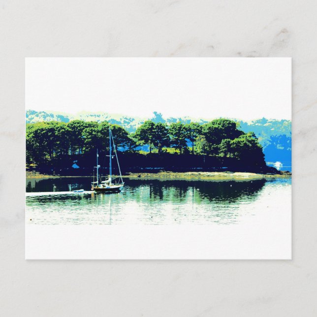 Südliche Postkarte (Vorderseite)