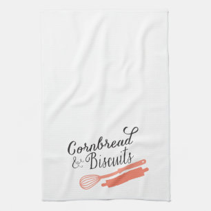 Südliche Redewendungen: Cornbread u. Kekse Küchentuch