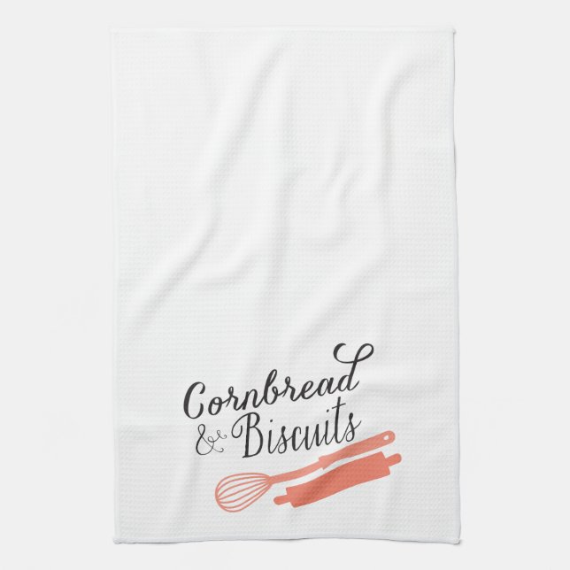 Südliche Redewendungen: Cornbread u. Kekse Küchentuch (Vertikal)