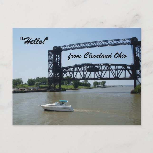 SÜDLICHE SEE ERIE Cleveland Postcard Postkarte (Vorderseite)