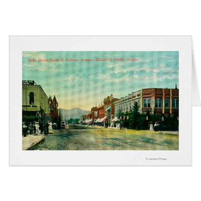 Südliche Sicht auf die 6. Straße von der Eisenbahn (Vorderseite (Horizontal))