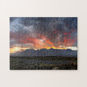 Südliche Sierra Nevada Berge Sunset Panorama Puzzle