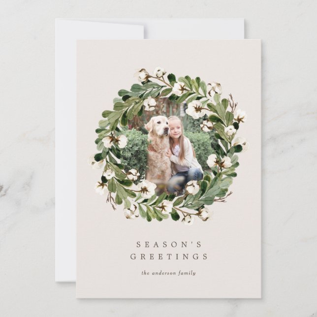 Südliche Urlaubsfotokarte Feiertagskarte (Vorderseite)