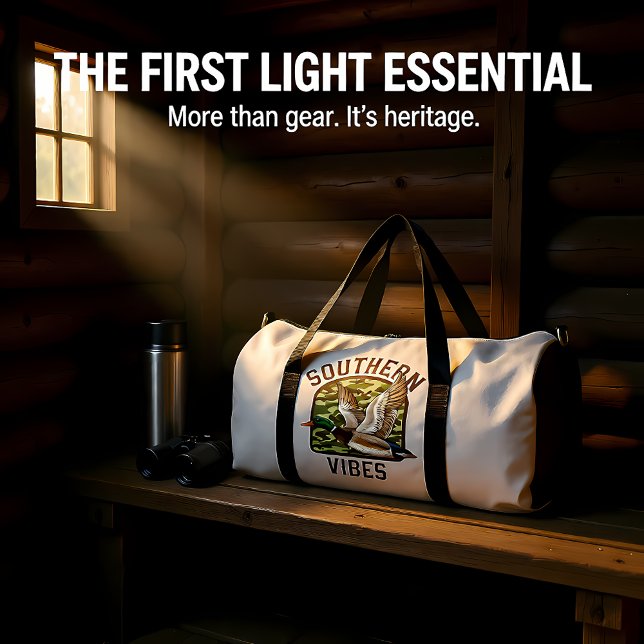 Südliche Vibes Fliegende Ente Camo Duffle Bag (Von Creator hochgeladen)