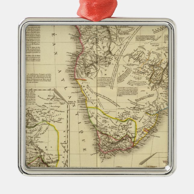 Südlicher Afrika 2 Ornament Aus Metall (Vorne)