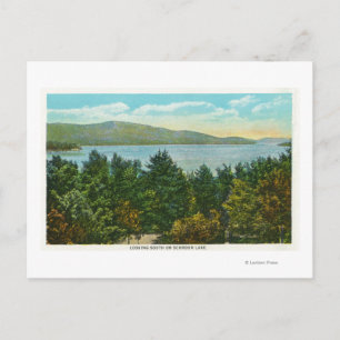 Südlicher Blick auf den See Postkarte