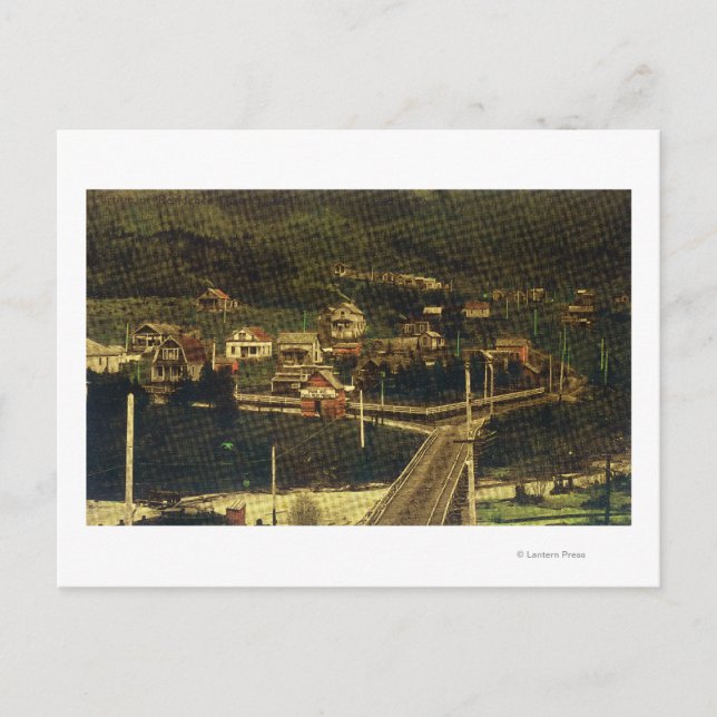 Südlicher Blick auf den Wohnteil Postkarte (Vorderseite)