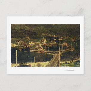 Südlicher Blick auf den Wohnteil Postkarte