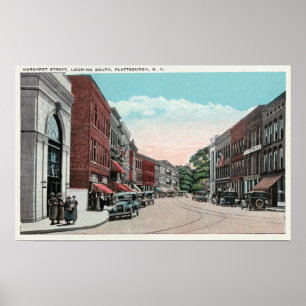 Südlicher Blick auf die Margaret Street Poster