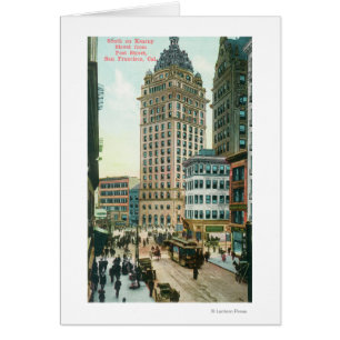 Südlicher Blick auf Kearny St von Post St