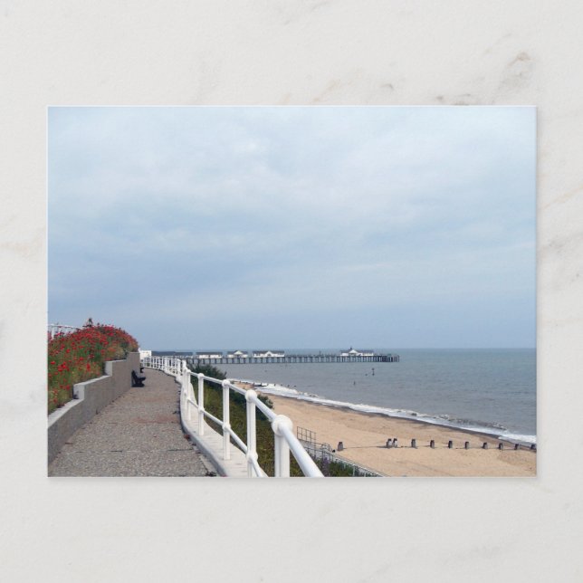 Südlicher Blick zum Pier Postkarte (Vorderseite)