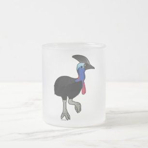 Südlicher Cassowary Mattglastasse