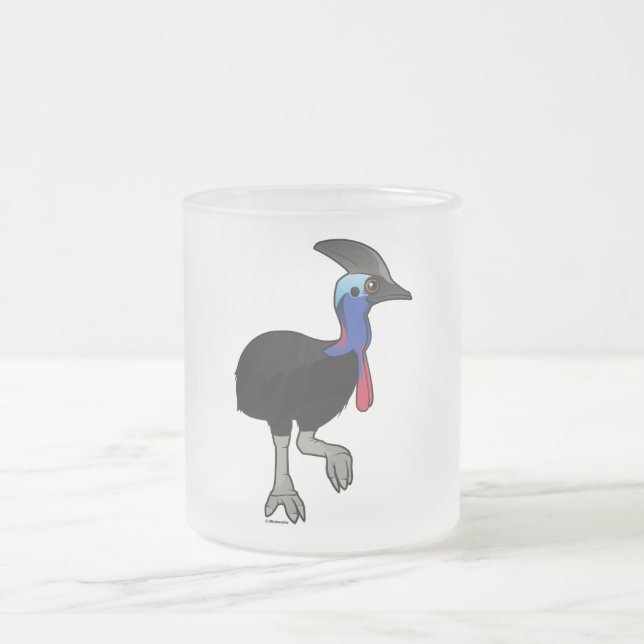 Südlicher Cassowary Mattglastasse (Mittel)