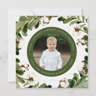 Südlicher Charme Square Holiday Foto Card Feiertagskarte