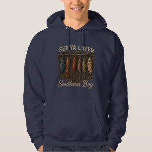 Südlicher Jungen-Angler Rustikale Jagd Hoodie