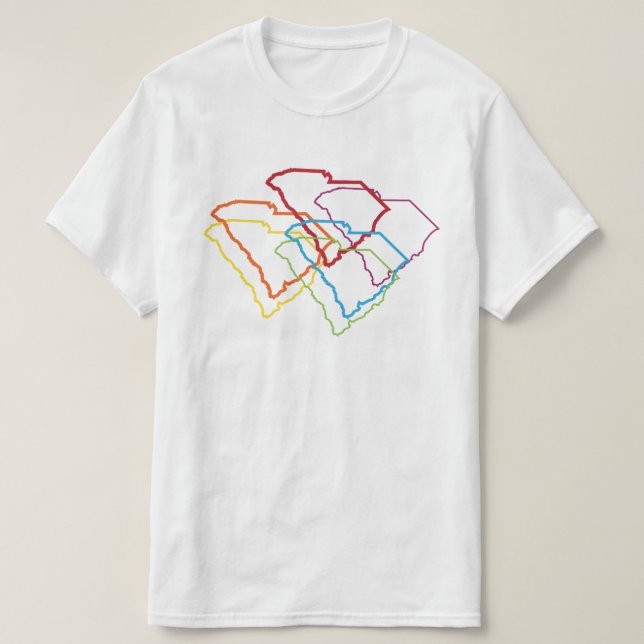 Südlicher Karolina-Stolz T-Shirt (Design vorne)