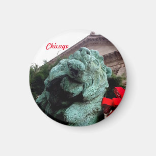 Südlicher Löwe im Art Institute of Chicago Magnet
