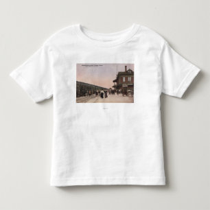 Südlicher pazifischer Bahnhof Kleinkind T-shirt
