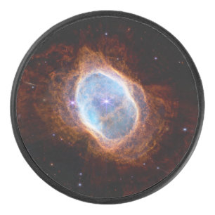 Südlicher Ringnebel Weltraum James-Webb-Teleskop Eishockey Puck