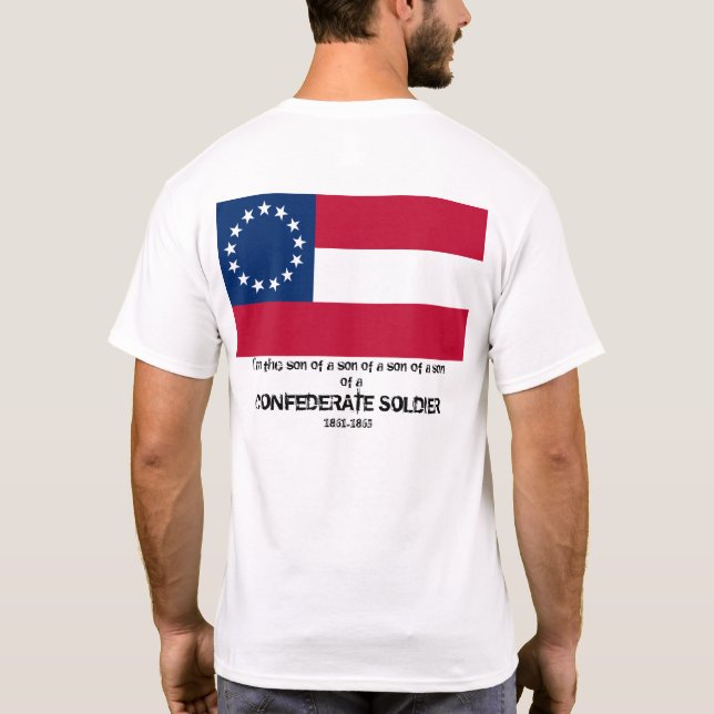 Südlicher Stolz T-Shirt (Rückseite)