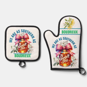 Südlicher Tee Oven Mitt & Pot Holder Set