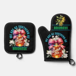 Südlicher Tee Oven Mitt & Pot Holder Set