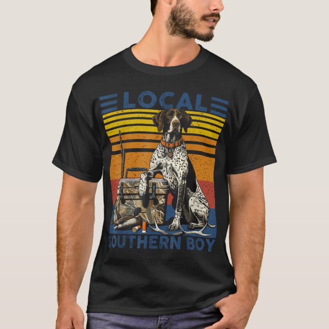 Südlicher Wildhund schwarz T-Shirt (Vorderseite)