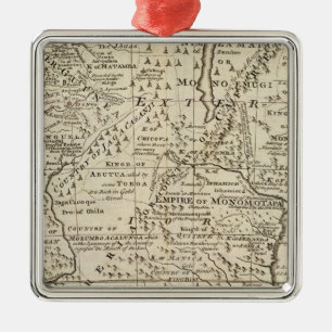 Südliches Afrika 4 Silbernes Ornament