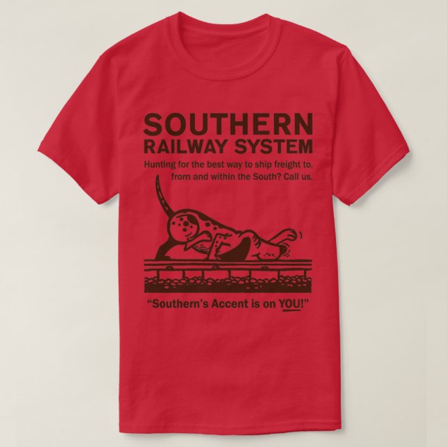 Südliches Eisenbahnsystem T-Shirt (Design vorne)
