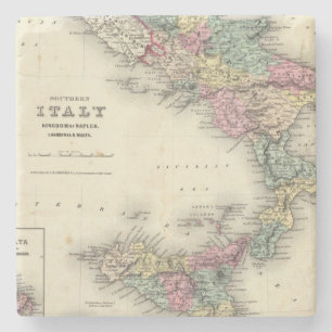 Südliches Italien-Königreich von Neapel Steinuntersetzer