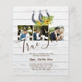 Südliches Land - Rustikales Foto - Hochzeit Flyer
