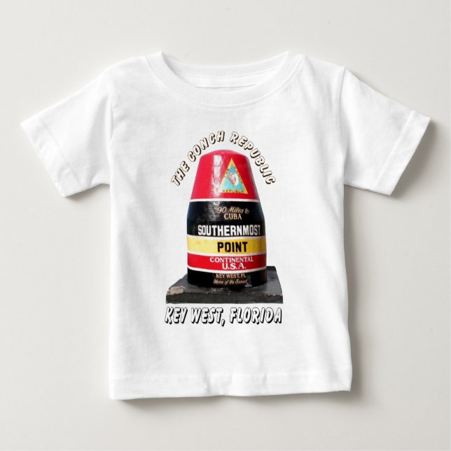 Südlichster Punkt Baby T-shirt (Vorderseite)