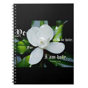 SüdMagnolien mit Leviticus 11:44 Notizblock