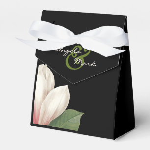 Südmagnolische Blume Hochzeit   Elegant Black Geschenkschachtel