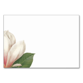 Südmagnolische Blume Hochzeit | Rosa und Weiß Tischnummer