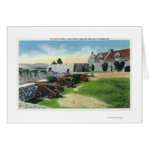 Südmauer, SüdwestBastion, Südbarracks