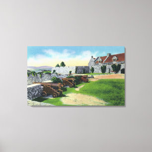 Südmauer, SüdwestBastion, Südbarracks Leinwanddruck