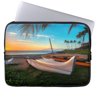 Südmaui-Strand an Sonnenuntergang   Maui, Hawaii Laptopschutzhülle