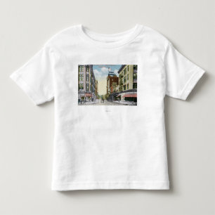 Südmitte-Straßen-Ansicht des Hotel-Mohikaners Kleinkind T-shirt