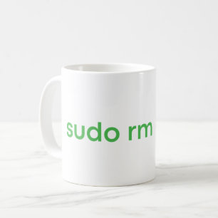 sudo rm - rf - LINUX PUN Kaffeetasse