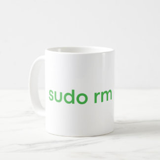 sudo rm - rf - LINUX PUN Kaffeetasse