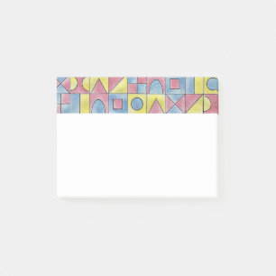 Sudoku 1-Modern Minimalistische Bauhaus Geometrisc Post-it Klebezettel