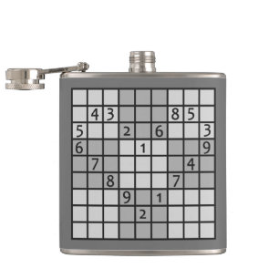 SUDOKU-benutzerdefinierte Flasche Flachmann