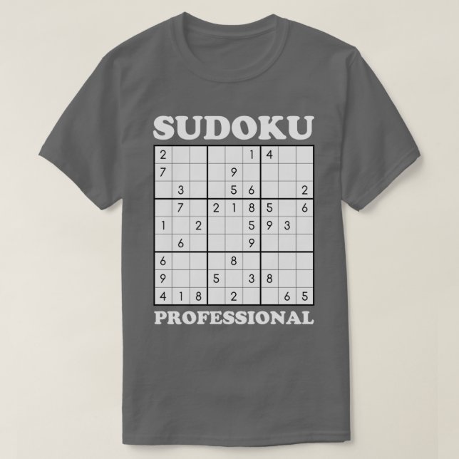 Sudoku Beruflich T-Shirt (Design vorne)