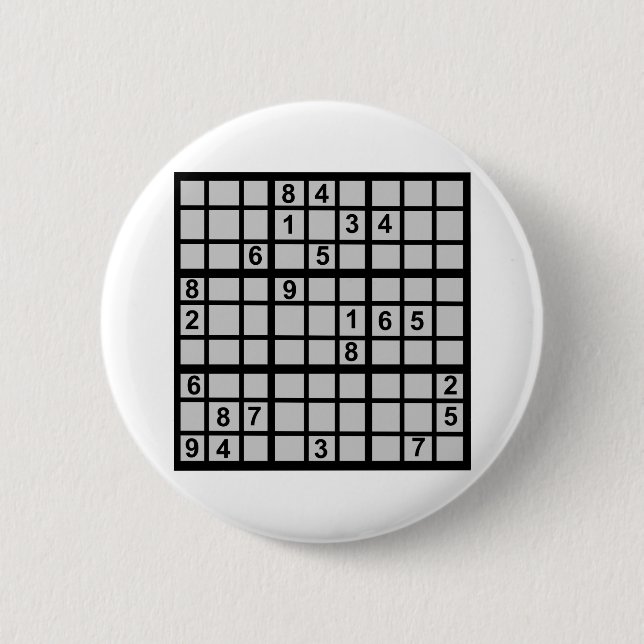 Sudoku - Brainteaser Button (Vorderseite)